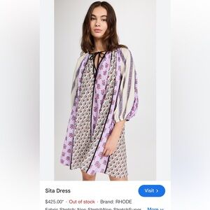 💜RHODE Sita dress spring/summer designer floral💜